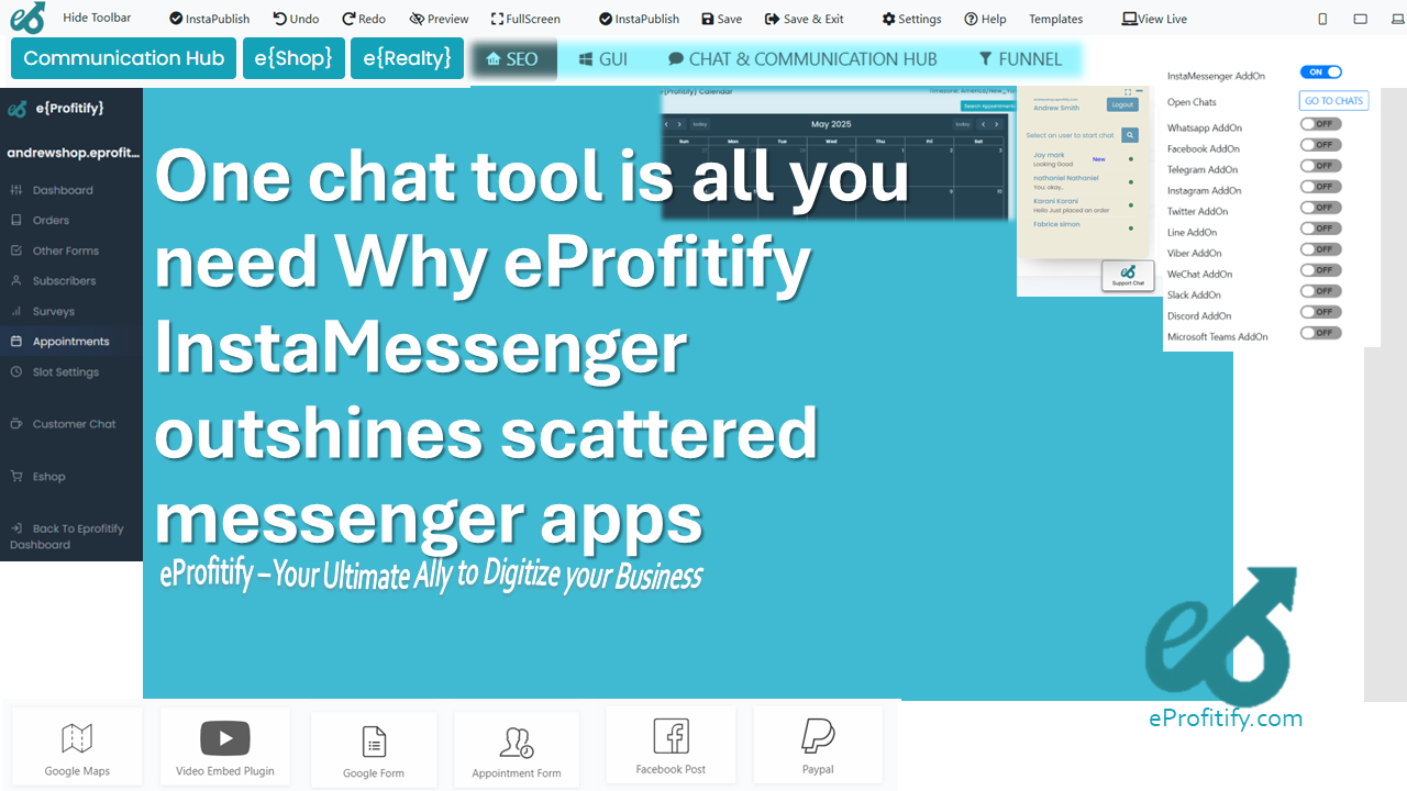 One chat tool is all you need Why eProfitify InstaMessenger outshines scattered messenger apps